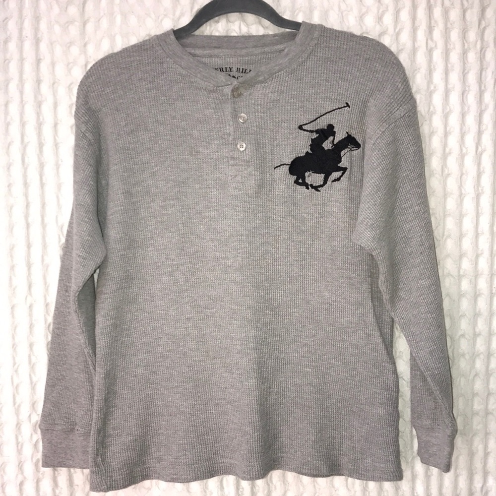 Beverly Hills Polo Club M Gray Thermal